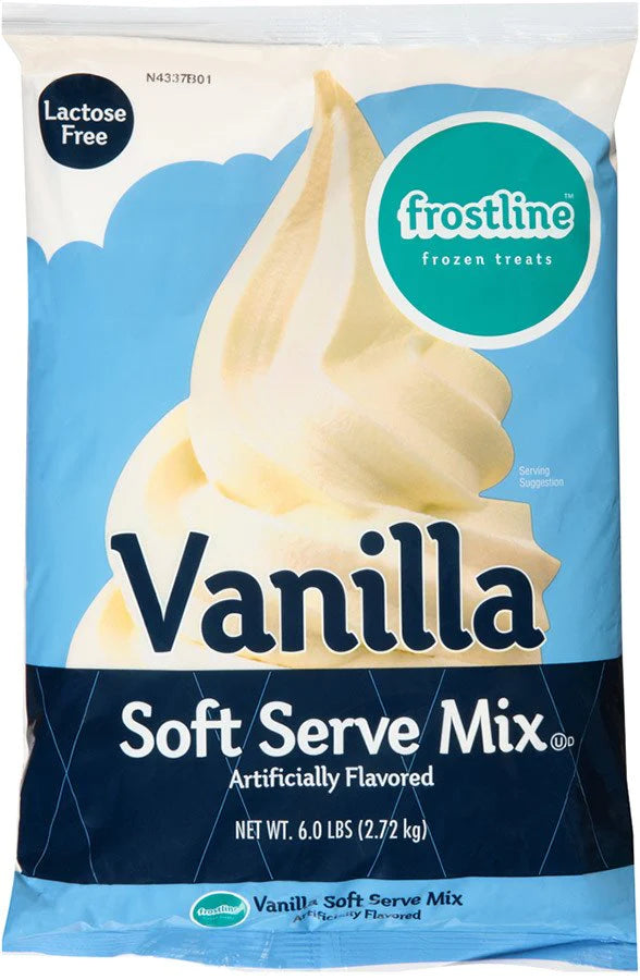 Soft Serve Ice Cream Mix Vanilla 6 lb. Bag Perfect Party Event Rentals