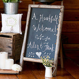 Self Standing Rustic Chalkboard Sign - Perfect Party Place