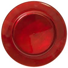 Charger Plate - 13" - Red
