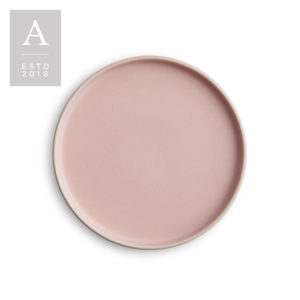 Austere Stoneware - 8" Plate - Rose