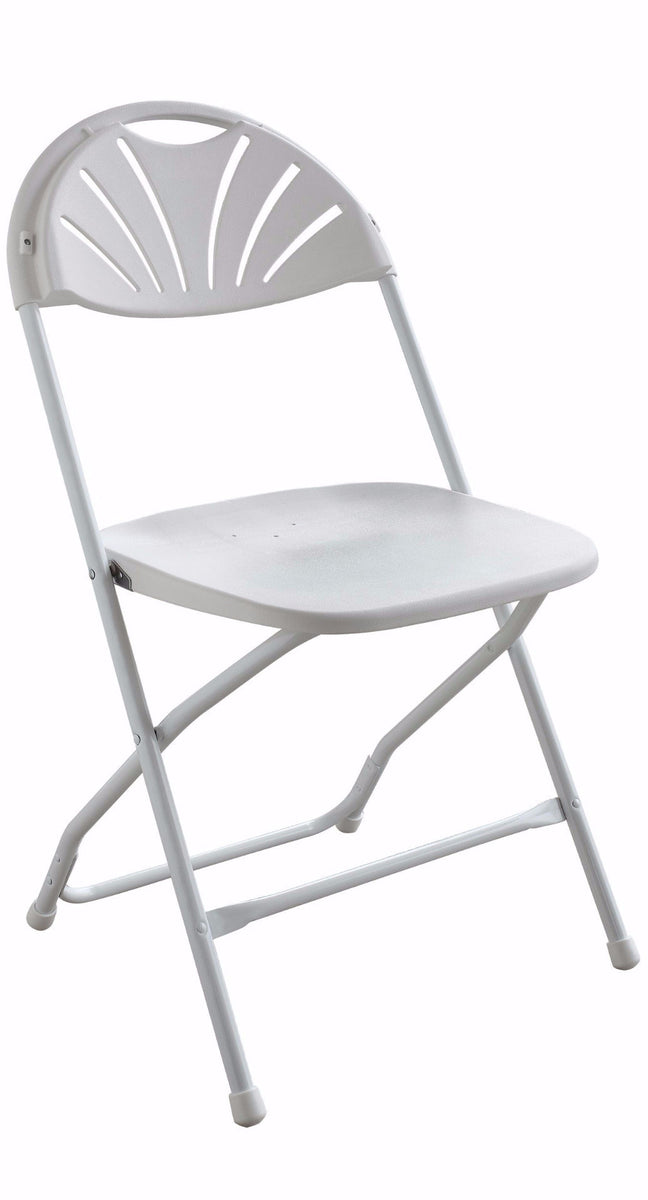 White Fanback Chair Perfect Party Event Rentals