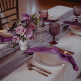 Water Goblet - Ribbed - 10 oz. Plum