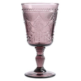 Water Goblet - Pressed Glass 12 oz. - Amethyst