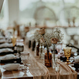 Water Goblet - Pressed Glass 12 oz. - Amber