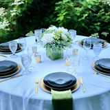 Water Goblet - Pressed Glass 12 oz - Clear