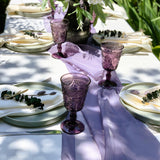 Water Goblet - Pressed Glass 12 oz. - Amethyst