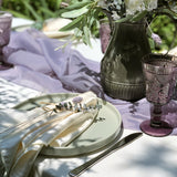 Water Goblet - Pressed Glass 12 oz. - Amethyst