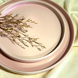 Austere Stoneware - 10" Plate - Rose