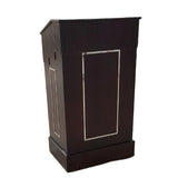 Podium - Floor - Manchurian Ash Finish with Titanium Gold Accents
