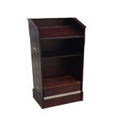 Podium - Floor - Manchurian Ash Finish with Titanium Gold Accents