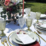 Water Goblet - Pressed Glass 9 oz. - Green