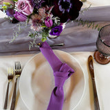 Water Goblet - Ribbed - 10 oz. Plum