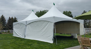 Tent Side Wall - Solid White - Perfect Party Place