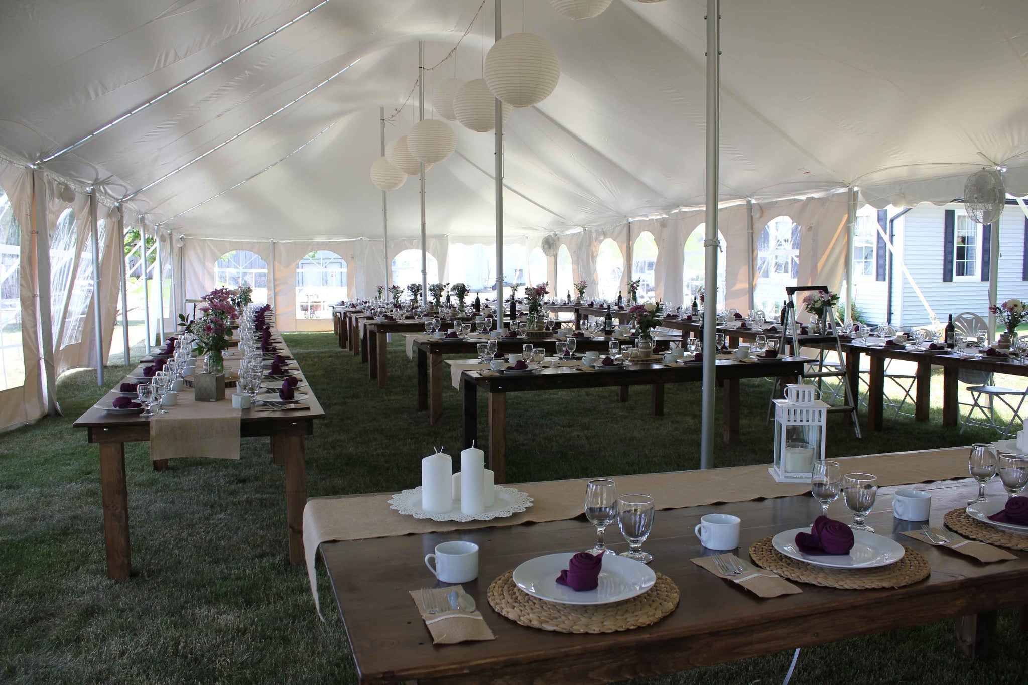 40x80 tent 40' x 80' Pole Tent – Perfect Party Event Rentals