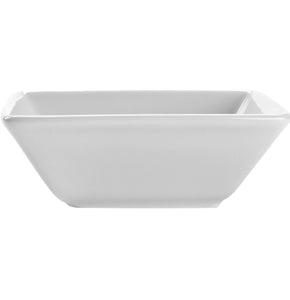 White Square Serving Bowl 9" x 4" Deep