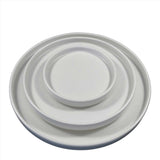 Austere Stoneware - 10" Plate - Natural White