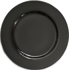 Charger Plate - 13" - Black