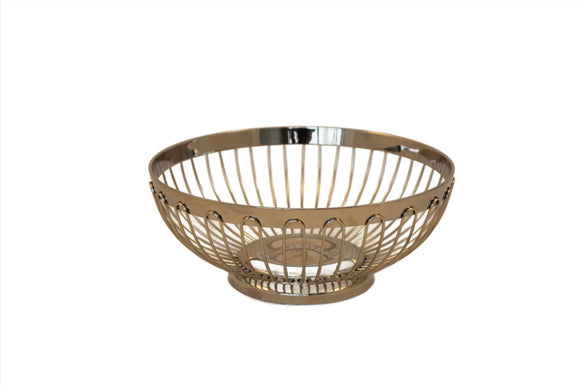 Small Chrome Wire Basket - 7