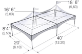 20' x 40' Marquee Tent - Perfect Party Place