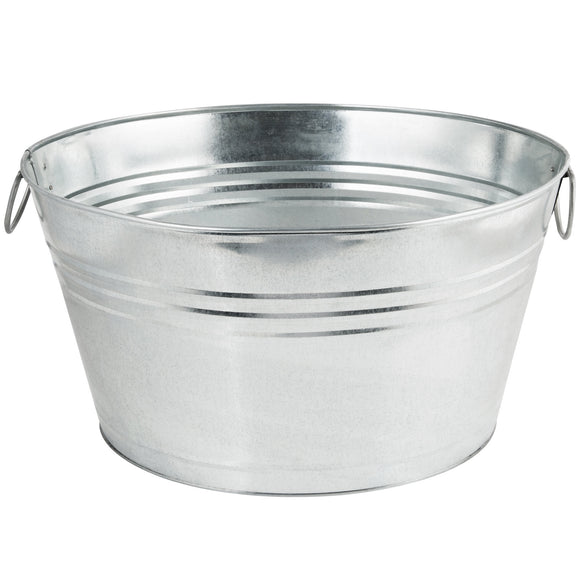 Galvanized Beverage Tub - 10.5 Gallon